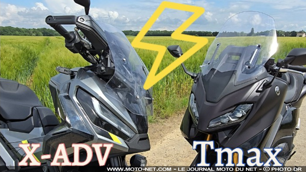 Tests d'accélérations Yamaha Tmax Vs Honda X-ADV 2024