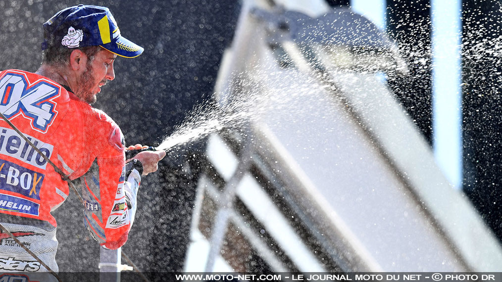 GP de San Marin - Dovizioso (1er) : Gagner à Misano est particulièrement important pour Ducati et moi
