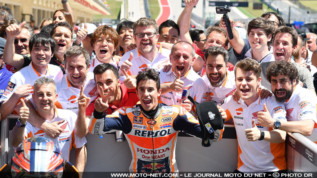 GP des Amériques - Marquez : "Cette course était cruciale"