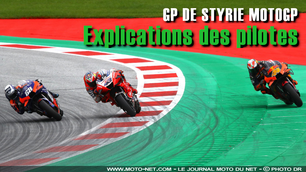 Les pilotes s'expliquent après le Grand Prix de Styrie MotoGP 2020