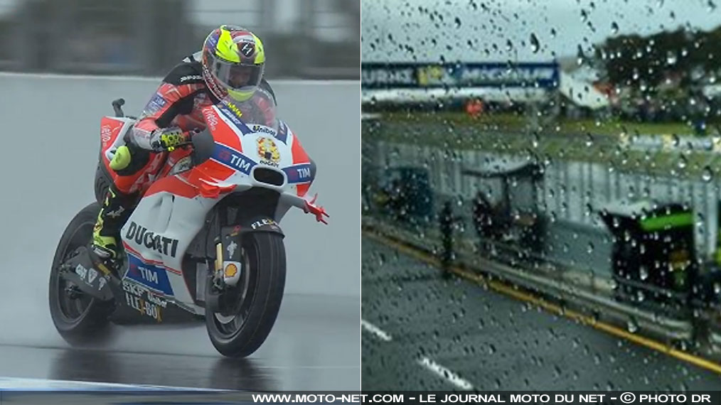  la pluie gâche la première journée