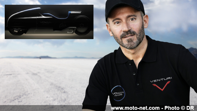 Max Biaggi sur la Voxan électrique Wattman en 2020