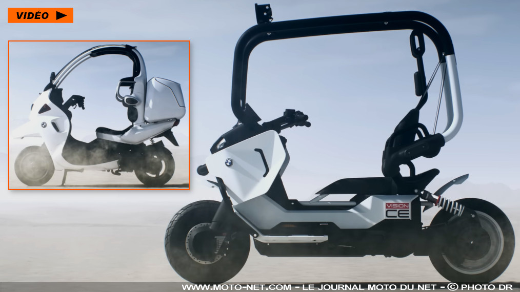 BMW dévoile sa rétro-vision du scooter à conduire sans casque 