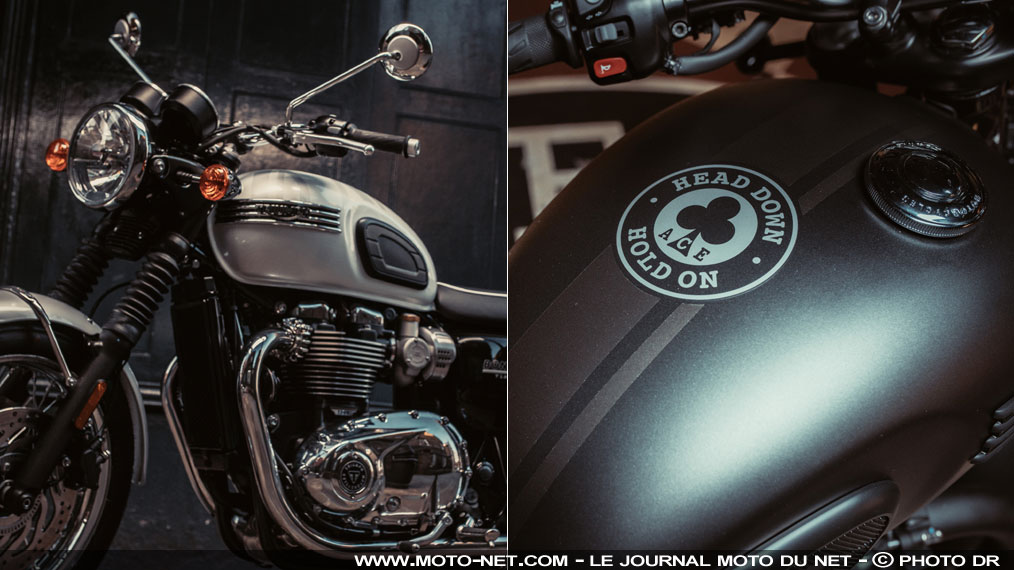 Nouvelles Triumph Bonneville T120 Ace et T120 Diamond Edition