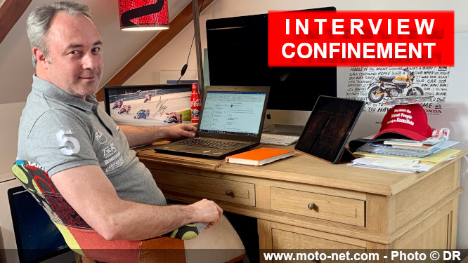 Confiné avec... Fabrice Recoque, directeur moto chez Honda