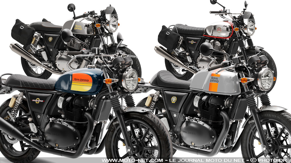 Mise à jour 2023 et éditions spéciales des Interceptor et Continental GT 650