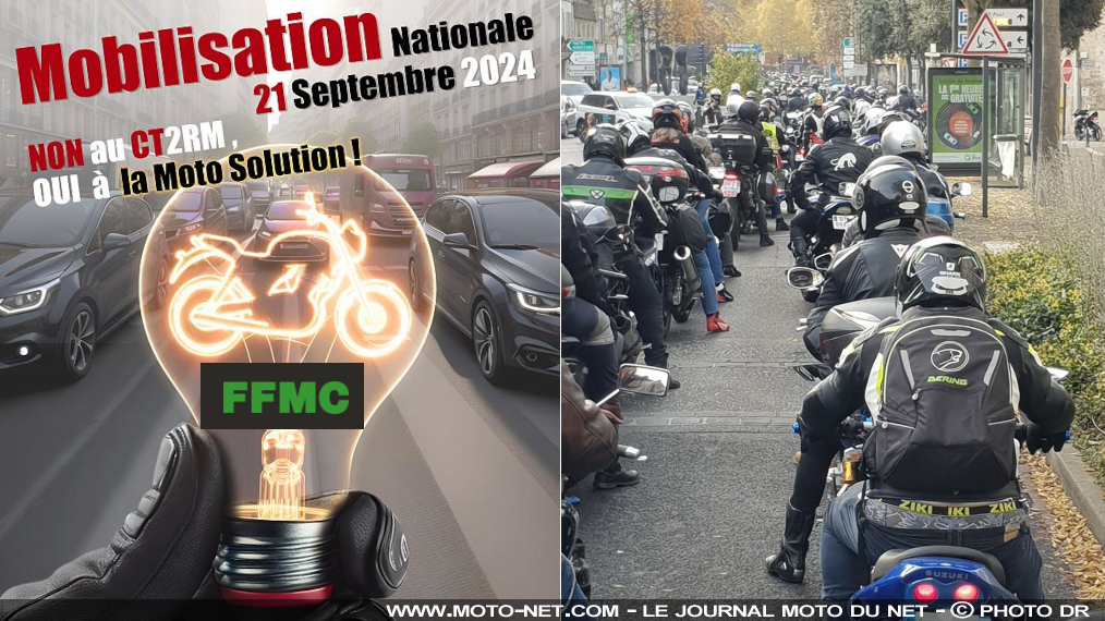Manifestations anti contrôle technique moto les 21 et 22 septembre