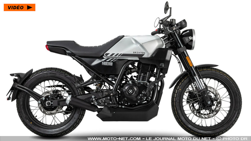 La Crossfire 125, haut de gamme Brixton, disponible en France à 3999 euros