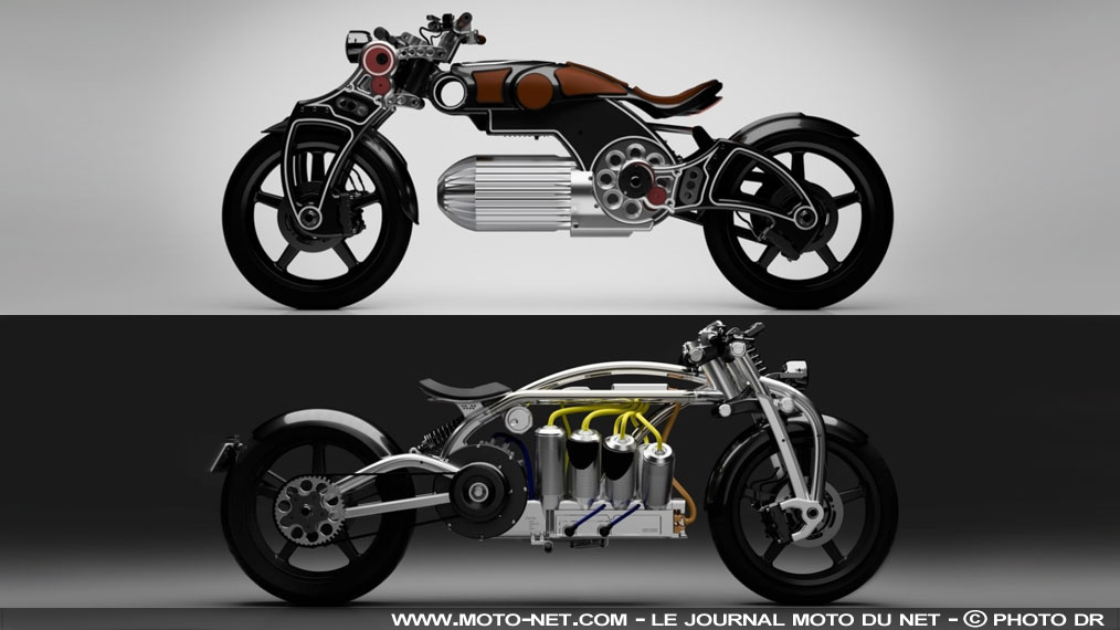 Curtiss pète les plombs avec ses motos électriques Hades et Zeus Radial V8 !