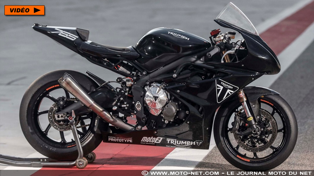 Nouveauté Triumph : la future Daytona 765 grillée en plein test