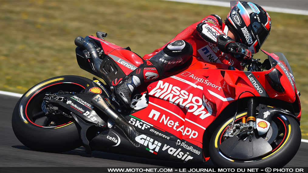 La décoration officielle des Ducati part en fumée au GP de France