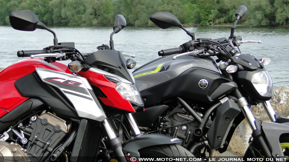 Duel CB650F Vs MT-07 : le traditionnel 4-pattes Honda contre le sensationnel CP2 Yamaha