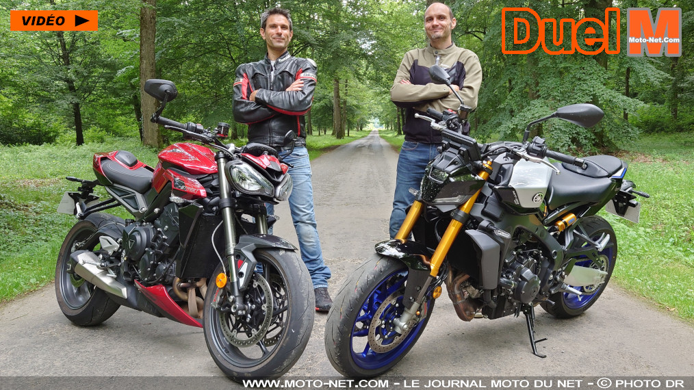Duel vidéo : Triumph Street Triple RS Vs Yamaha MT-09 SP 202