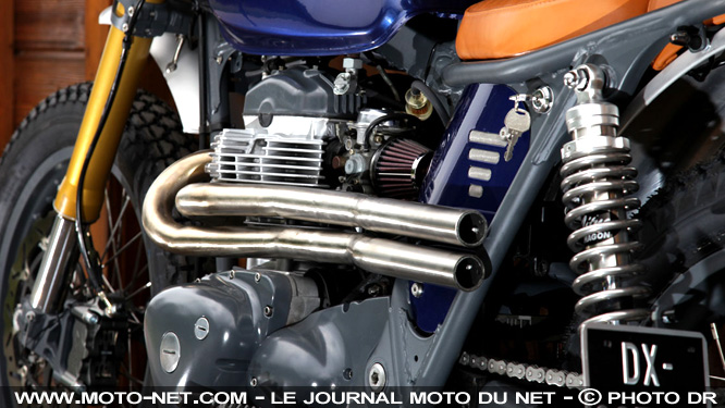 Kawasaki W650 Tracker Age of Glory par Egerie Moto