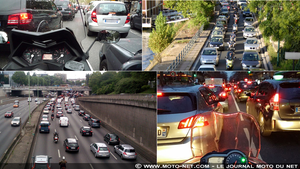 En Belgique, la Febiac rappelle que la moto permet de gagner du temps