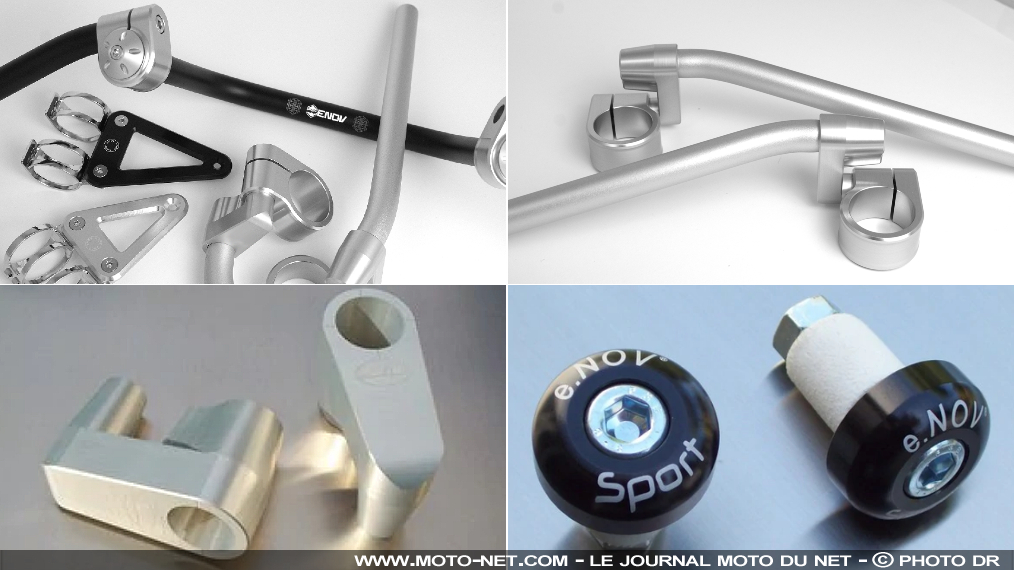 Le fabricant français de guidons moto Enov remet la poignée dans le coin