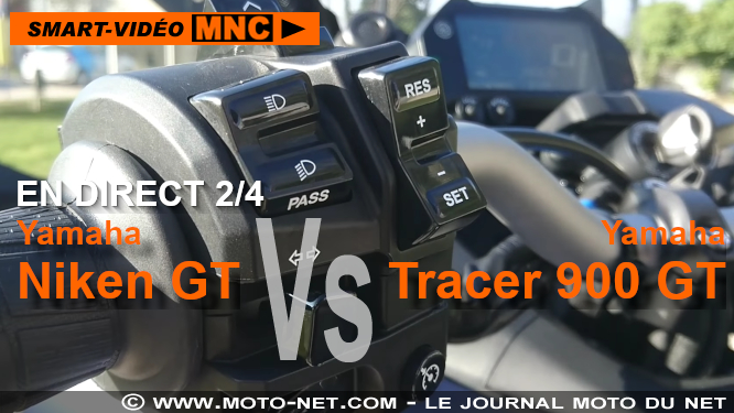 Duel Niken GT Vs Tracer 900 GT : aspects pratiques et équipements