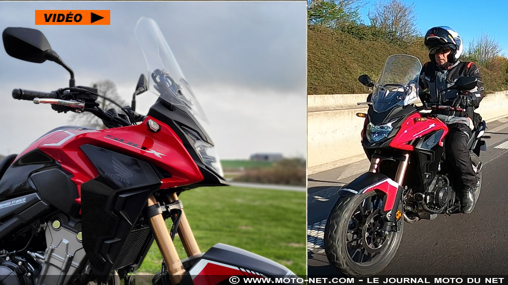 Essai vidéo CB500X 2022