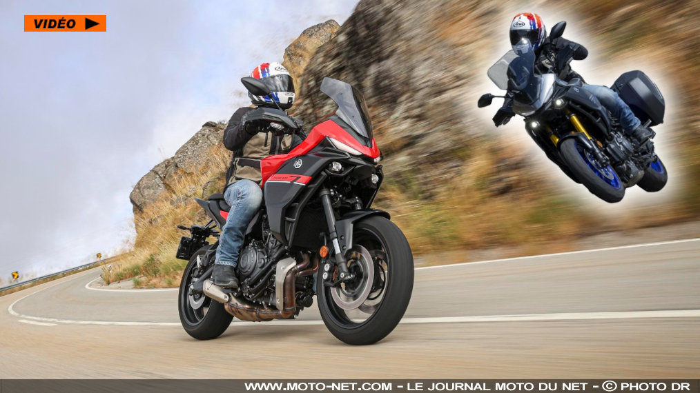 Yamaha Tracer 7 et Tracer 7 GT 2025 : notre essai vidéo