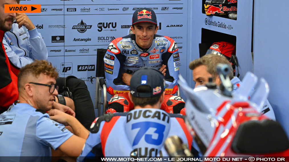 Marc Marquez entre les gouttes aux essais à Phillip Island 