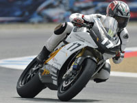 Courses de motos électriques : victoire de Steve Rapp !