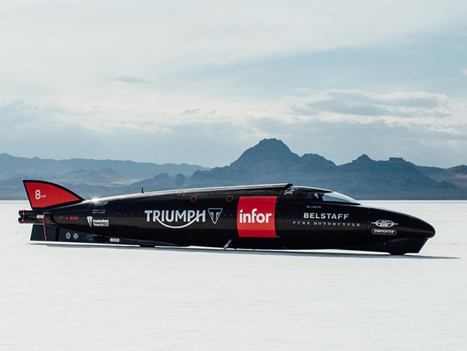 Triumph tentera de battre le record de vitesse moto mi-septembre