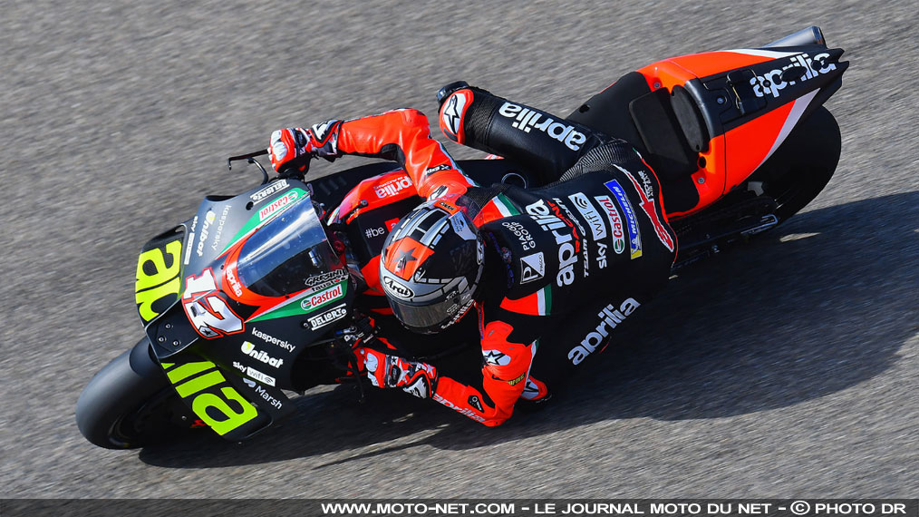 GP de San Marin : Viñales prend la pluie de vitesse sur l'Aprilia