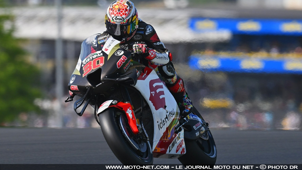 Takaaki Nakagami le plus vite en jambes au GP d'Italie