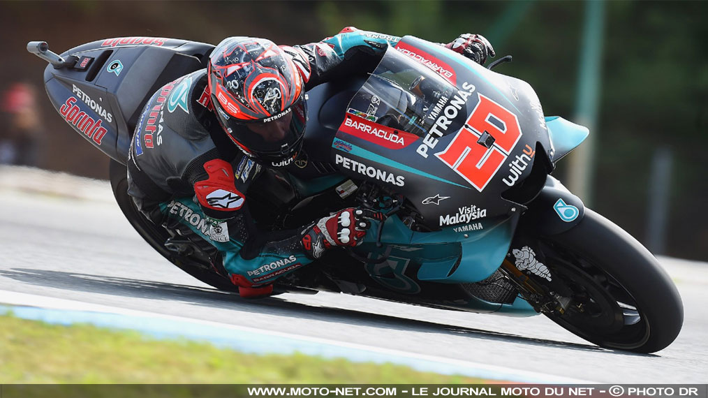 Quartararo domine la première journée du GP de République tchèque