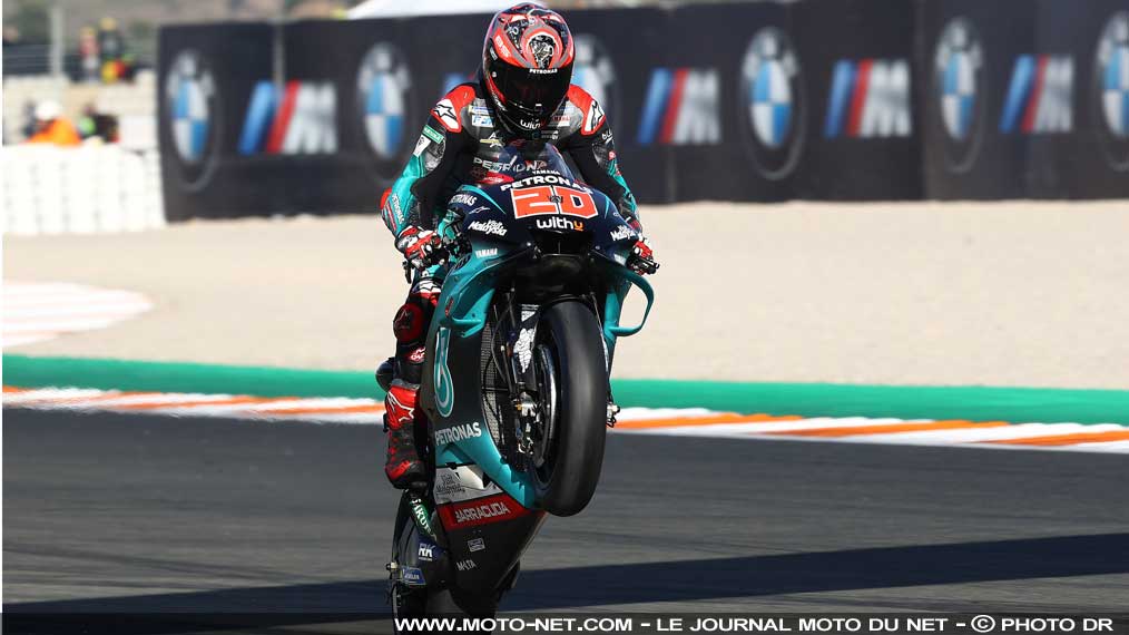GP de Valence - FP3 : Quartararo domine, Rossi améliore, Zarco recule en QP1