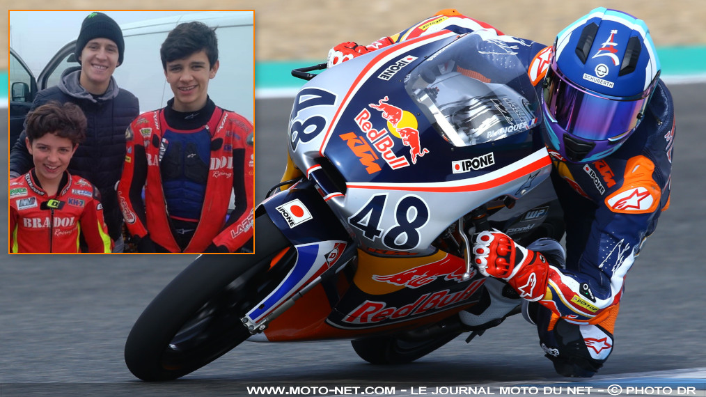 Gabin Planques, jeune pilote moto sur les traces de Quartararo et Zarco