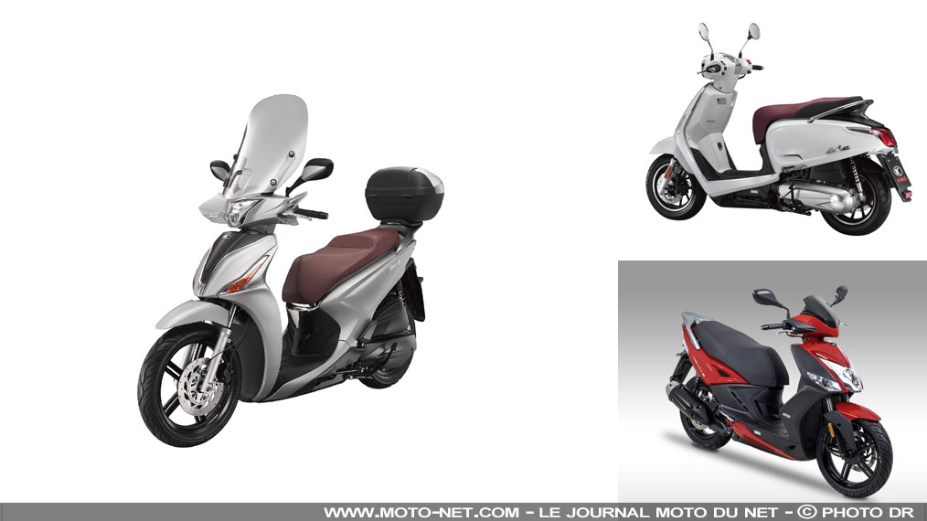 Agility City 16+, Like et People S : les scooters 125cc Kymco passent à Euro4