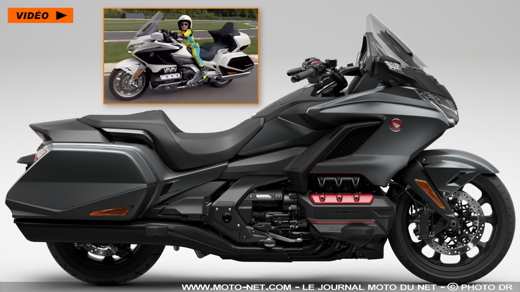 Conduire une Honda GoldWing 1800 est un jeu d’enfant de trois ans