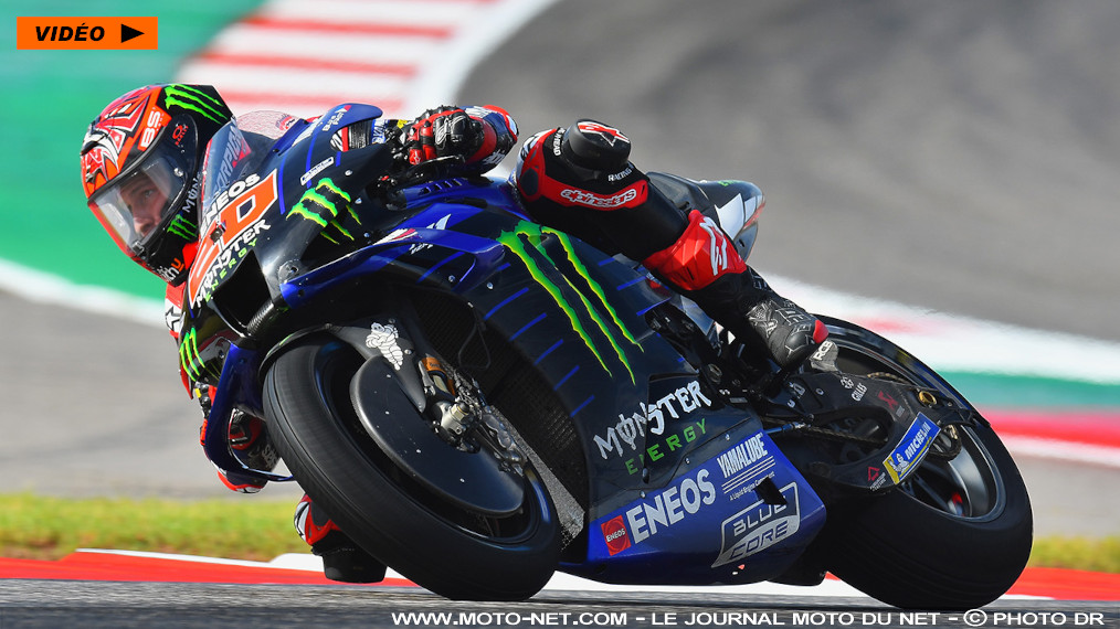 GP des Amériques Jour 1: Quartararo dans le bon tempo, par beau temps