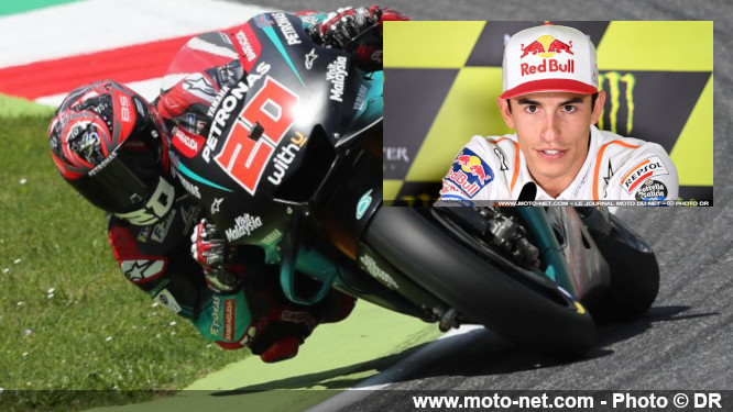 Quartararo talonne Marquez et domine Viñales aux essais FP1 du GP de Catalogne !