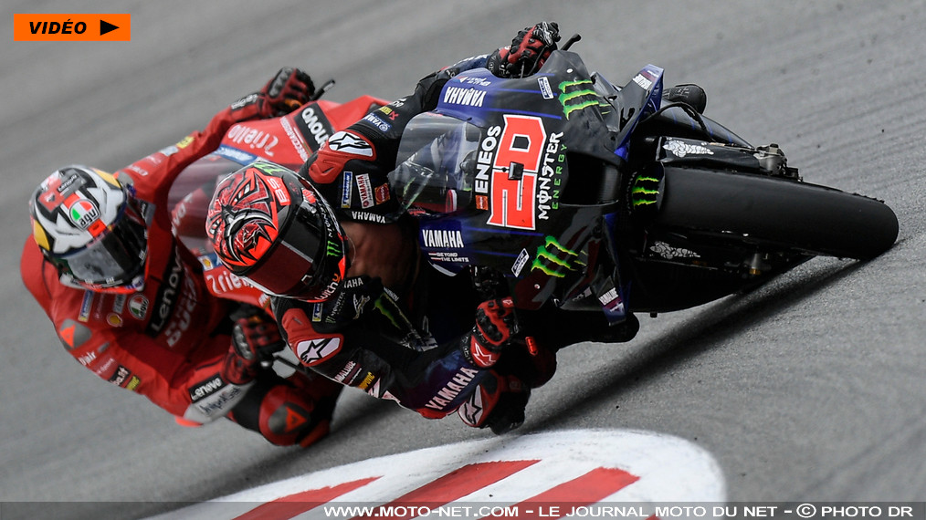 Trois autres secondes de pénalité pour Quartararo, 6ème du GP de Catalogne 