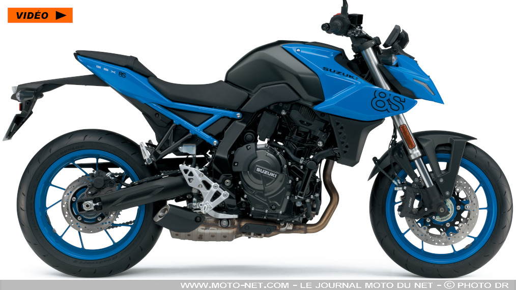 Suzuki dévoile la GSX-8S, son roadster 2023 au tout nouveau twin