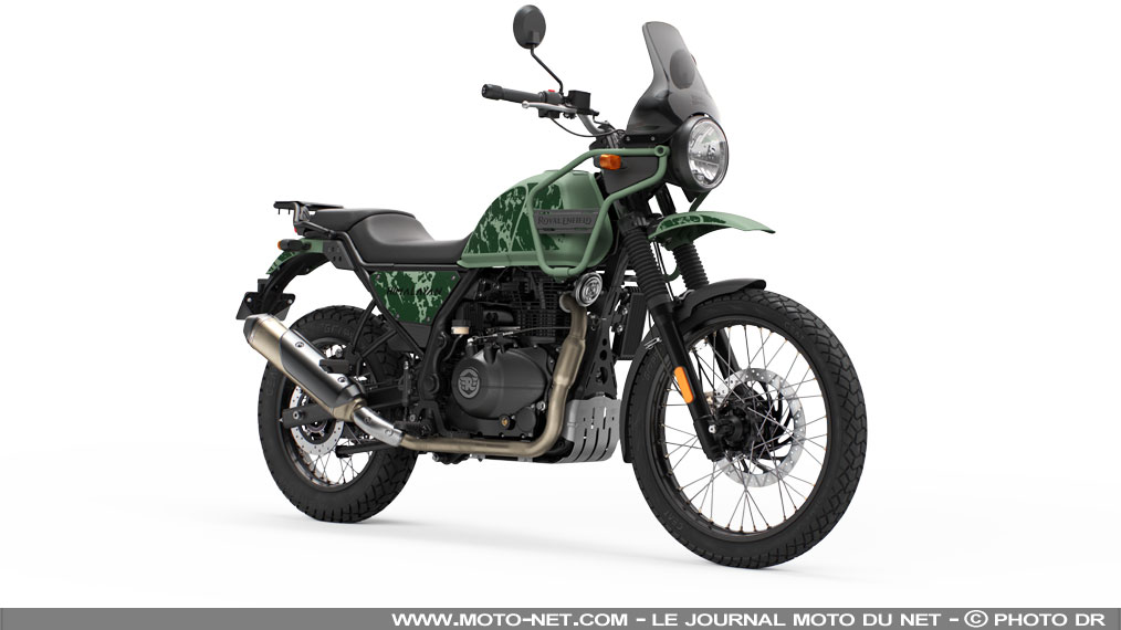 Le trail Royal Enfield Himalayan à Euro5 au prix de 4995 €