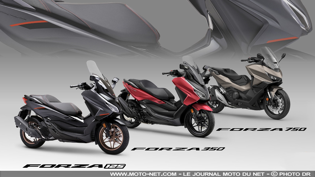 Honda peaufine ses scooters Forza 750, 350 et 125