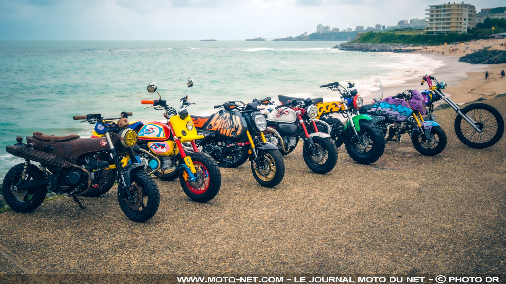 Grosses prépas de petites motos Honda au Wheels and Waves 2023