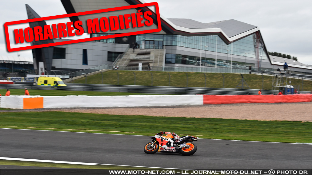 Horaires du Grand Prix de Grande-Bretagne MotoGP 2017 à Silverstone