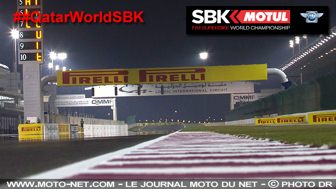 Les horaires du WorldSBK au Qatar ce week-end