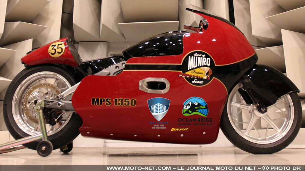 Record vitesse moto : Indian reprend la piste de Munro et de Bonneville