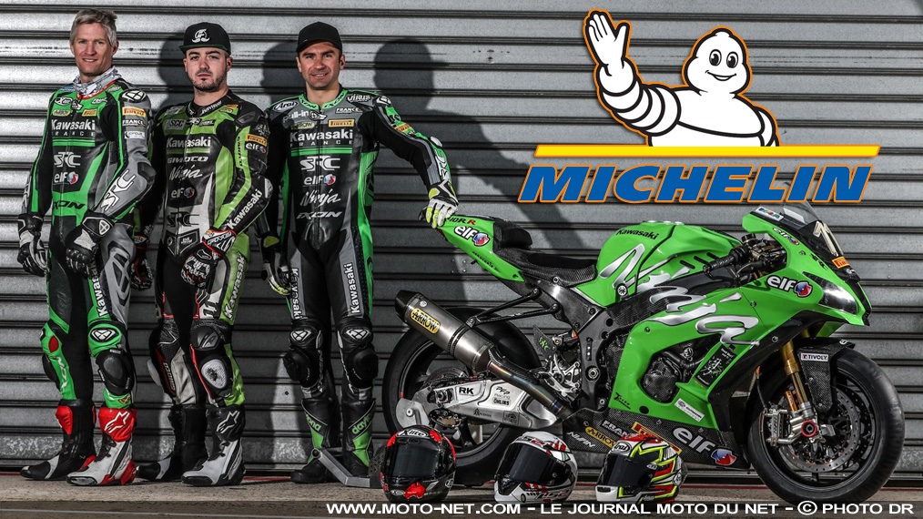 La Kawasaki SRC n°1 d'Endurance roule désormais sur pneus Michelin