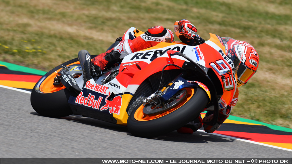 GP d'Allemagne - Qualifs : Marquez, maître du Sachsenring GP d'Allemagne - Qualifs : Marquez, maître du Sachsenring