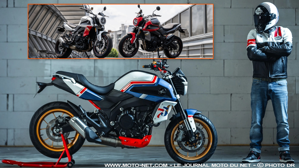 Le roadster Mash FR750 prend l'inspiration du casque Arai Concept X 