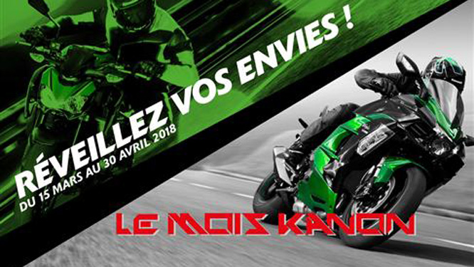 Offres spéciales Kawasaki pendant le Mois Kanon 2018 Offres spéciales Kawasaki pendant le Mois Kanon 2018