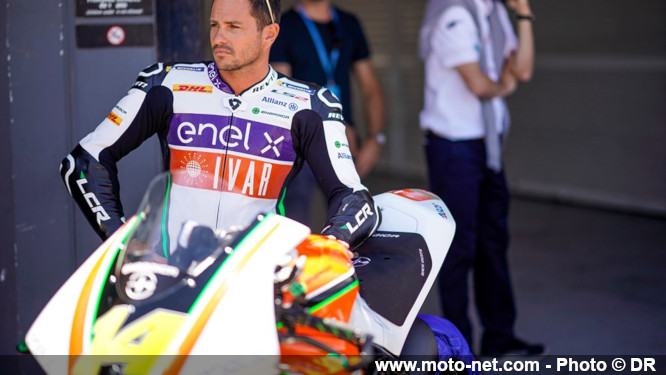 Randy de Puniet en manque de confiance sur sa moto électrique