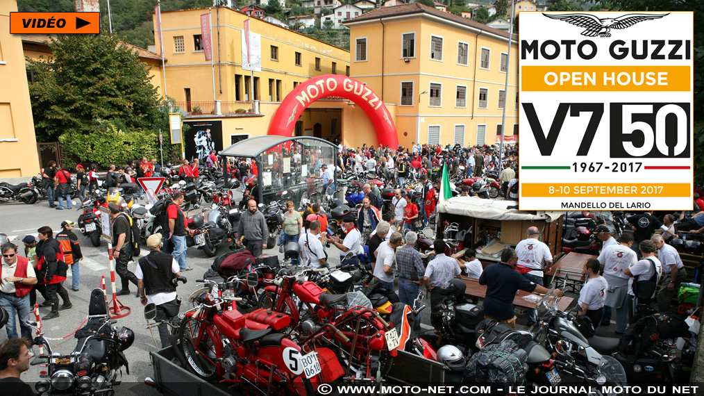 Double anniversaire au Moto Guzzi Open House 2017