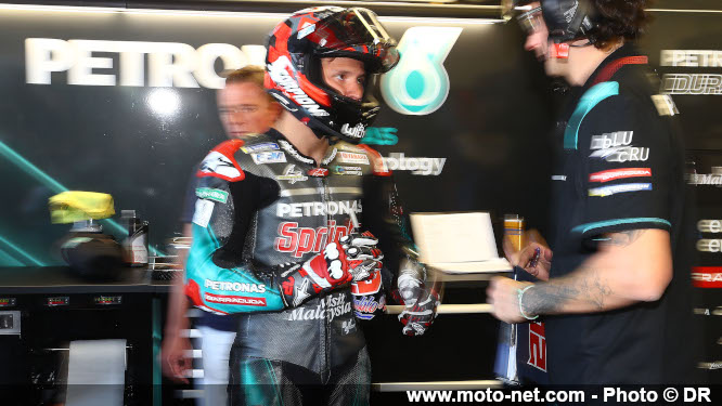 Fabio Quartararo (chute au premier virage) : "c'est dommage mais j’espère surtout qu'Andrea Dovizioso va bien"